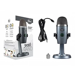 Blue Microphones Yeti Nano - Micrófono - USB