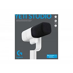 Logitech G Yeti Studio - Micrófono - blanco