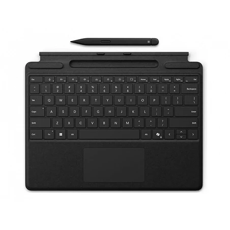 Microsoft Surface Pro Keyboard - Teclado - con panel táctil, acelerómetro, bandeja de carga y almacenamiento Surface S