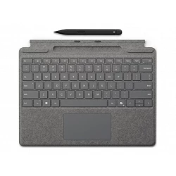 Microsoft Surface Pro Keyboard - Teclado - con panel táctil, acelerómetro, bandeja de carga y almacenamiento Surface S