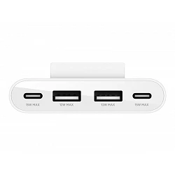 Belkin - Barra de carga - 4 conectores de salida (2 USB-C, 2 x USB)